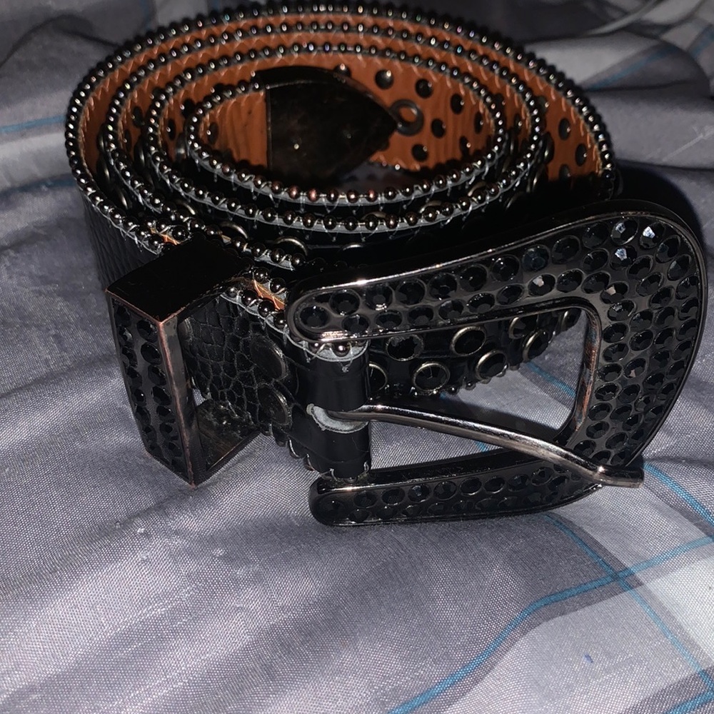 black on black bb simons belt